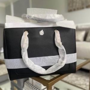 Brand NEW, Never used Tory Burch black tote. last price drop.
